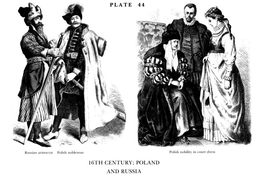 Planche 44b XVIe Siecle - Pologne et Russie - 16Th Century - Poland and Russia.jpg